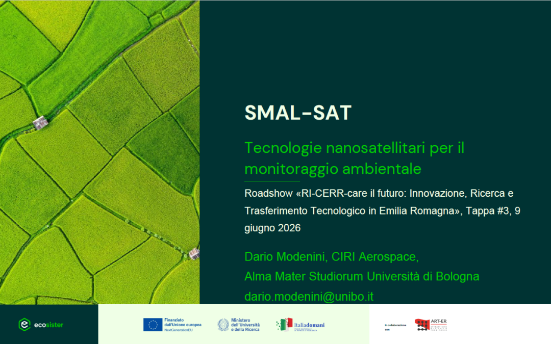 Ricerca e innovazione al servizio delle imprese: SMAL-SAT protagonista del roadshow “RI-CERR-care il futuro”